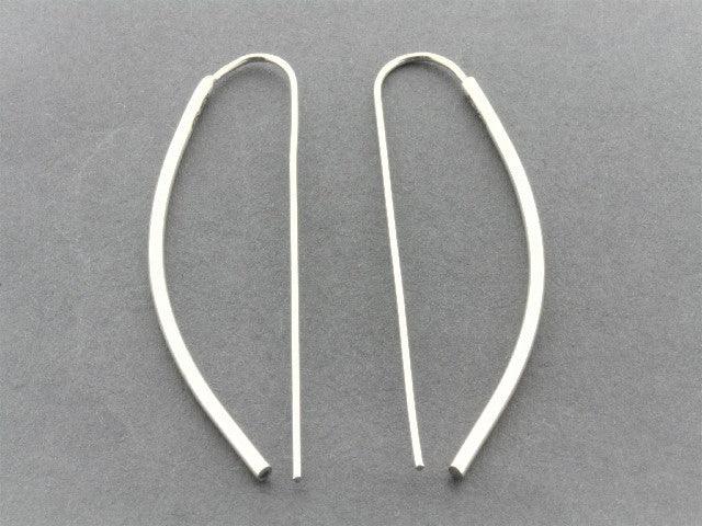 Elegant Bowed Earrings in Sterling Silver - Perfect for Parties, Weddings & Everyday Wear
