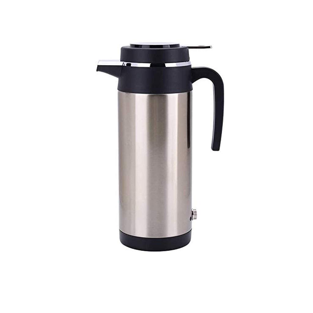 ZCYXQR 1000ml Stainless Steel Electric Travel Kettle - Portable Hot Water Heater for Coffee & Tea - Perfect for Car, Truck, RV & Camping Use