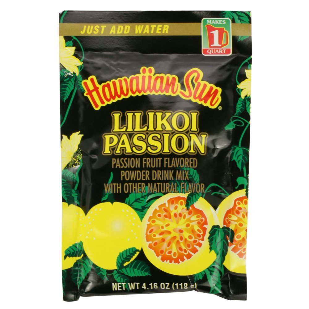 Hawaiian Sun Lilikoi Passion Drink Powder 4.16oz - Tropical Refreshment