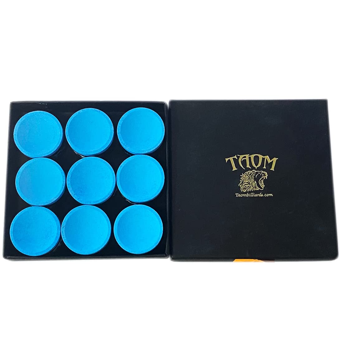 Premium TAOM Blue & Green Billiard Chalk - High-Performance Pool & Snooker Accessories for Smooth Cue Action - Perfect for Professional Players & Home Game Rooms