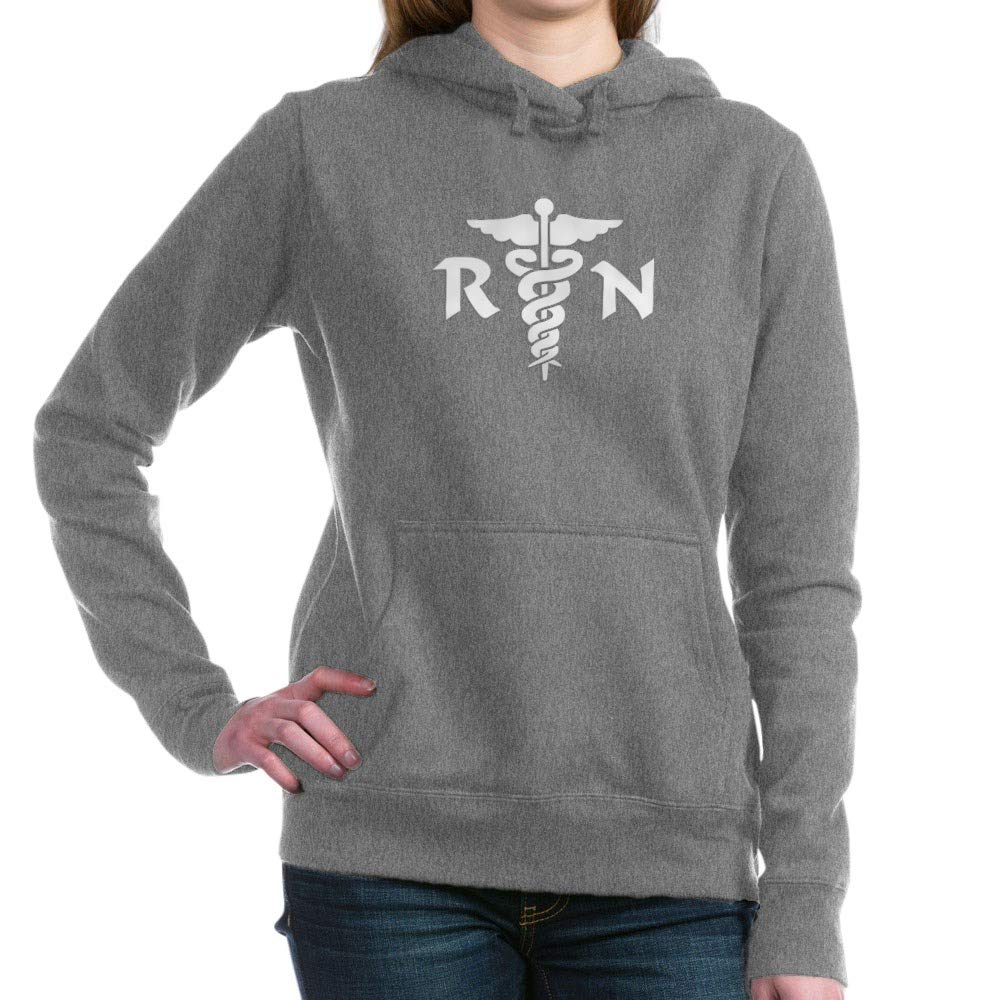 RN Nurse Hoodie for Women - Medical Symbol Hooded Sweatshirt | Comfortable & Stylish for Work, School & Casual Wear