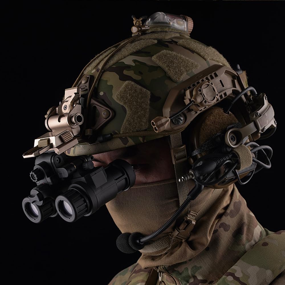 Tactical GPNVG-18 Dummy Night Vision Goggles - Realistic Helmet Mount NVG Model for Military Cosplay, Airsoft & Tactical Display | Perfect for Halloween Costumes, Airsoft Battles & Military Simulation