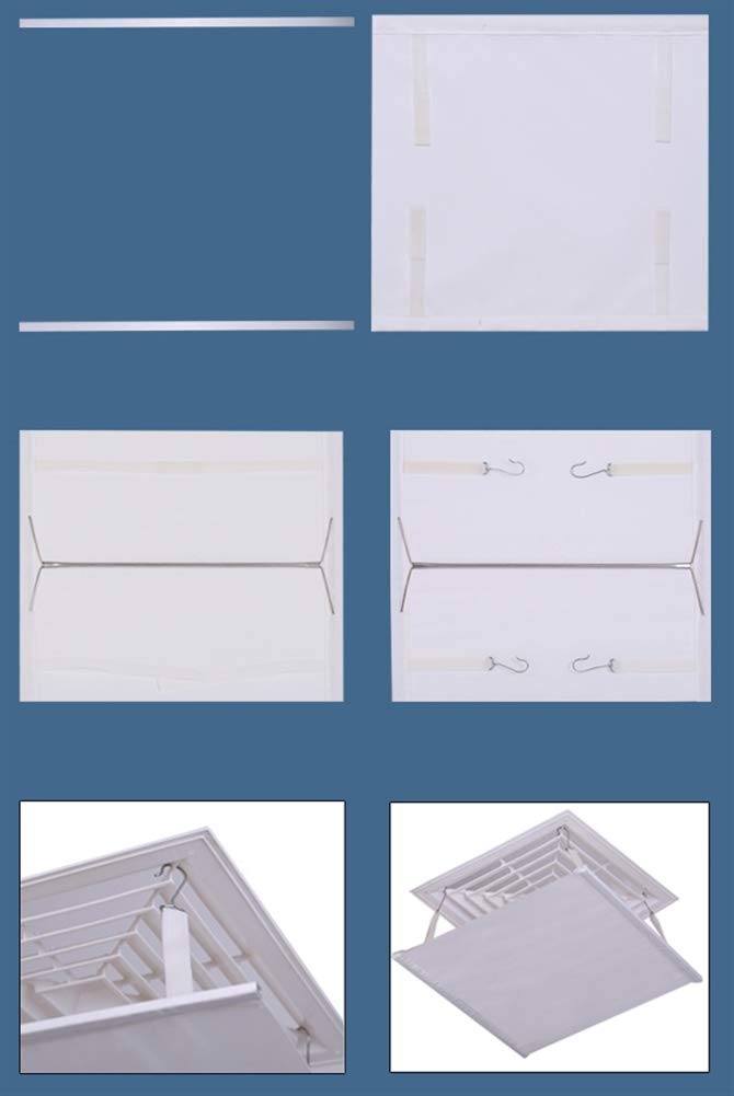 Liveinu Adjustable Reusable Canvas Air Deflector - 11.7