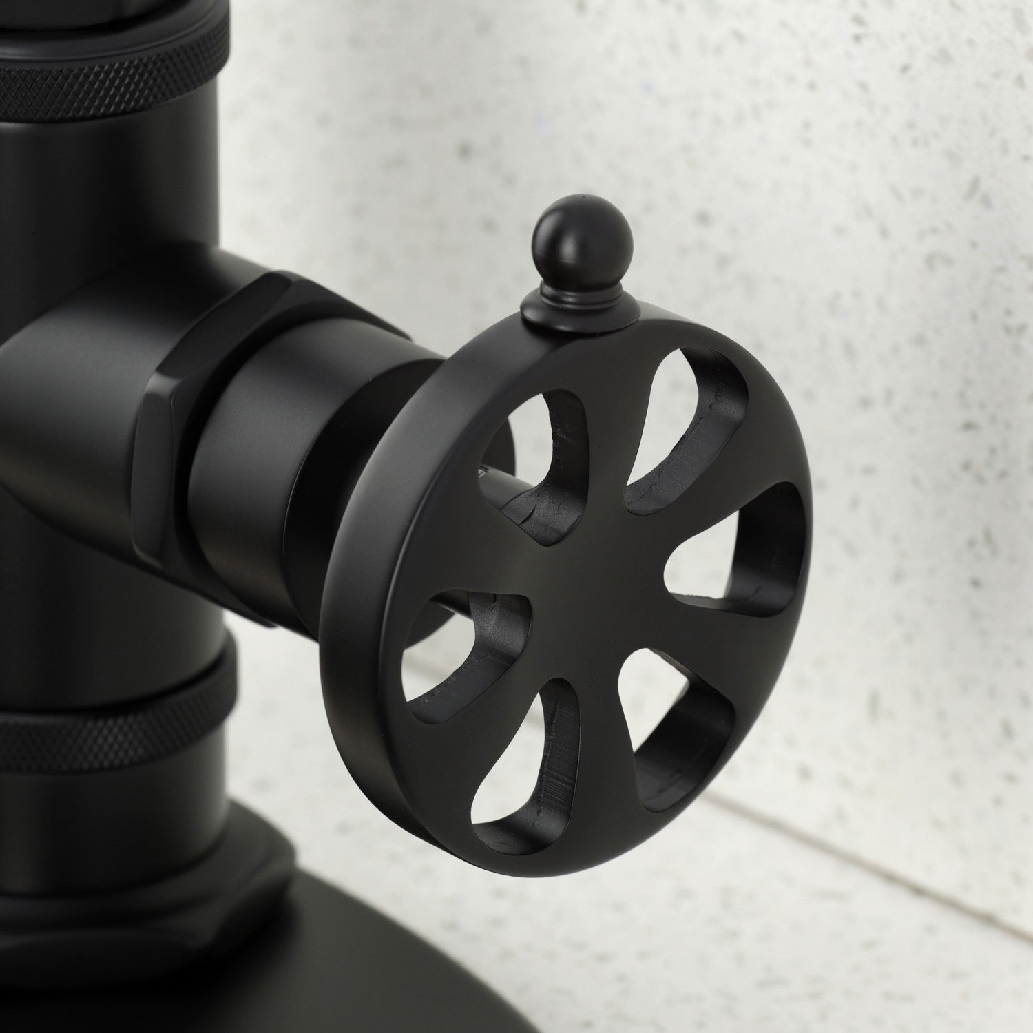 Belknap KSD8500RX Single Handle 1-Hole Deck Mount Bar Faucet in Matte Black - Perfect for Kitchen Sinks, Wet Bars, and Outdoor Entertaining Areas