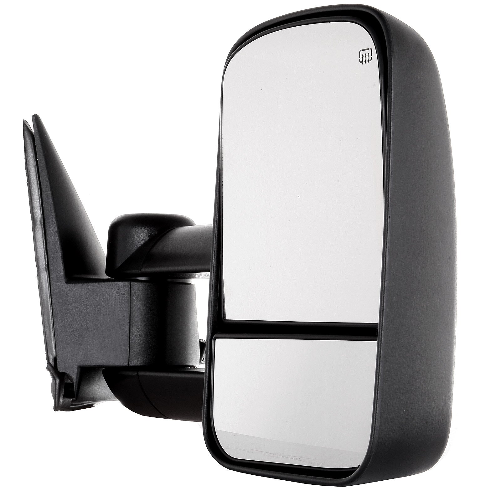 Power Heated Towing Mirrors for 2002 Chevy Avalanche 1500/2500, 1999-2002 Chevy Silverado 1500/2500 & GMC Sierra 1500/2500 - Black Left/Right Side Mirrors - Perfect for Towing, Camping & Off-Road Adventures