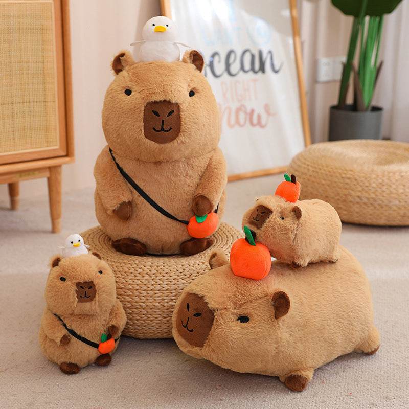 Adorable Kawaii Capybara Plush Toy - Soft & Huggable Stuffed Animal for Kids & Adults | Perfect for Cuddling, Gifts, and Home Decor