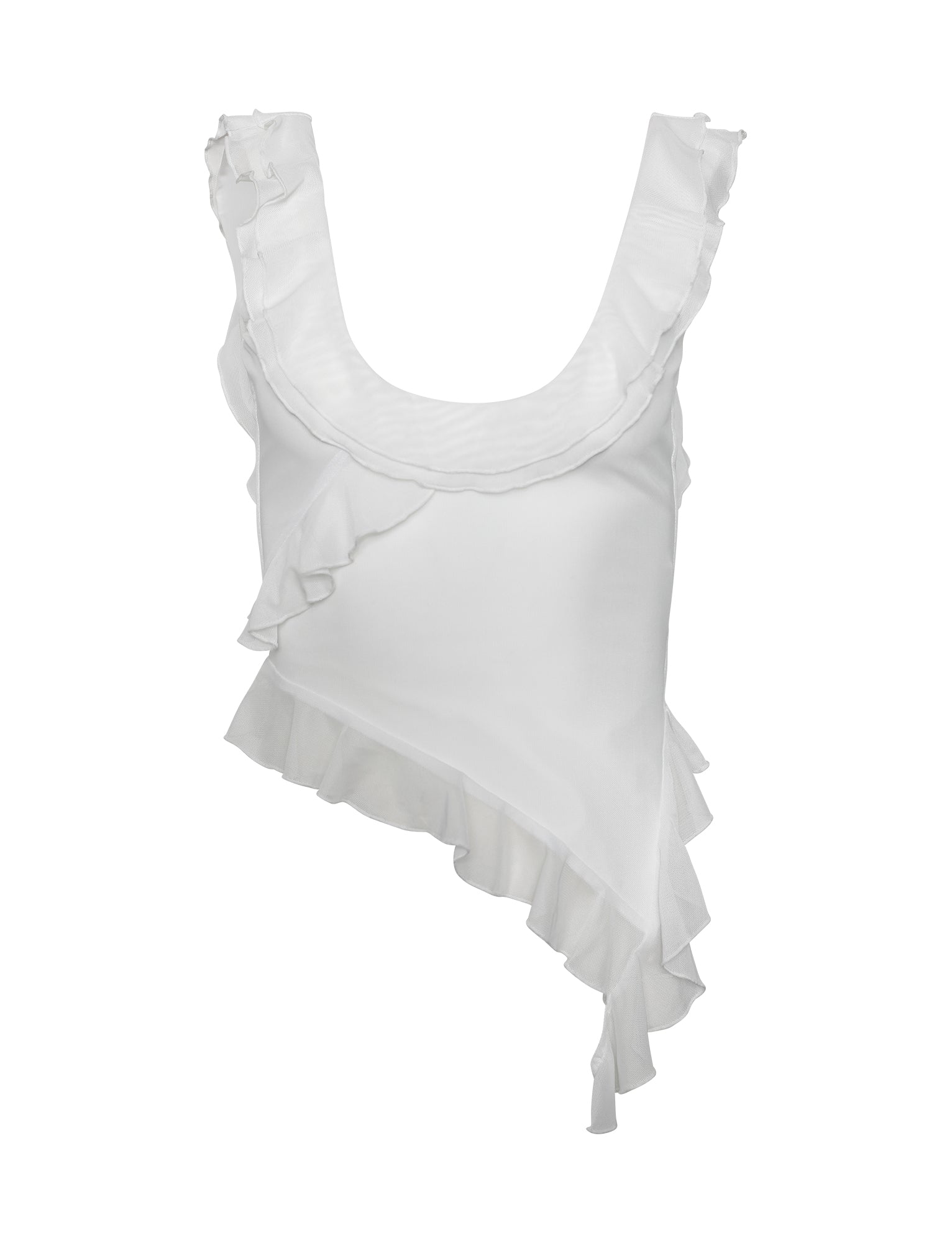 STORMI TOP WHITE - Women's Fashion Blouse for Casual & Office Wear | Comfortable & Stylish Everyday Shirt