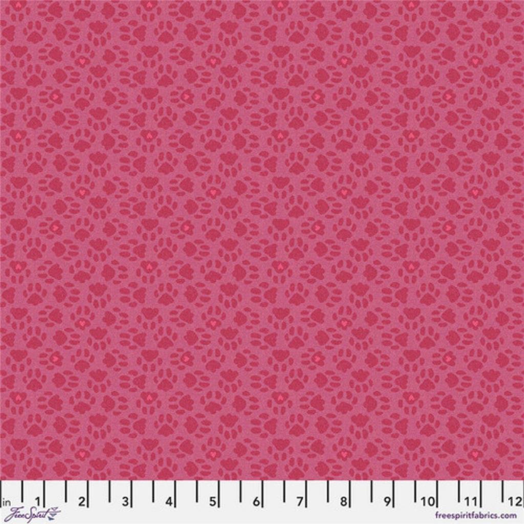 Free Spirit Cori Dantini Here Kitty Kitty PWCD049 XPINK Cat Paws Wall Art - Whimsical Pink Cat Decor for Home, Nursery & Office