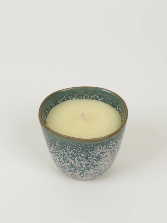 St. Eval Enchantment Scented Candle in Granite & Moss Pot - Handmade Aromatherapy Home Decor for Relaxation & Meditation