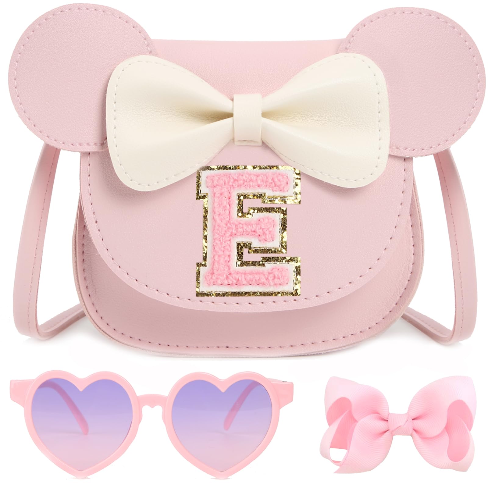 **Cute Toddler Purse for Girls - Kids Wallet & Mouse Crossbody Bag Set - Birthday Gift for Little Girls - Perfect for Dress-Up, Parties & Pretend Play**