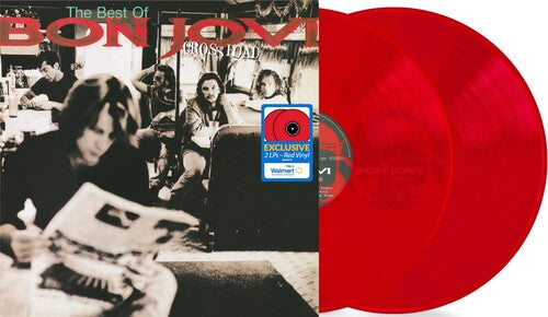 Bon Jovi Cross Road: Best Of - Limited Edition Red Vinyl LP | Greatest Hits Collection | Perfect for Music Lovers & Vinyl Collectors | Home Listening & Gift Idea