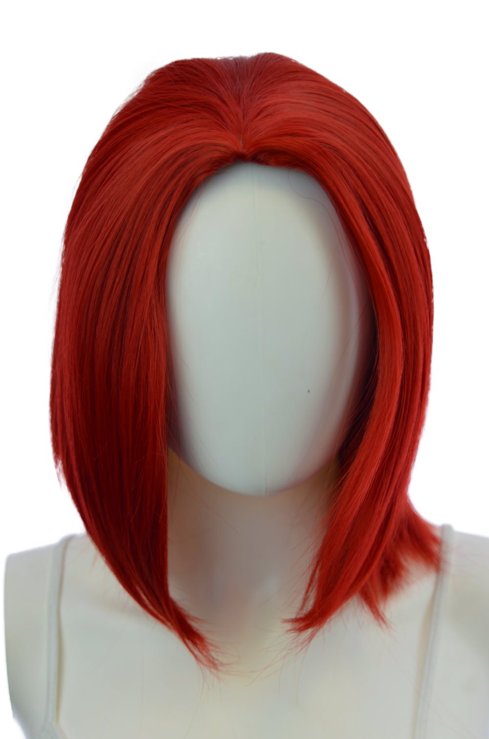 EpicCosplay® Helen Dark Red Bangless Wig - Anime Cosplay Costume Accessory for Halloween, Parties & Cosplay Events | Heat Resistant Synthetic Fiber