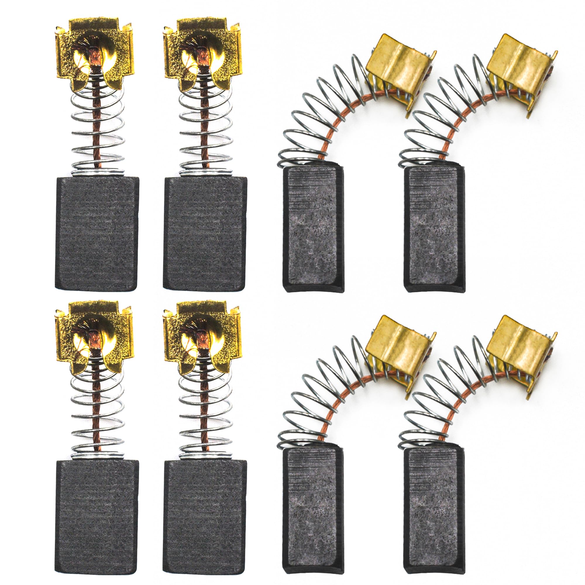 CB407 Carbon Brushes Replacement (4 Pair) for Makita Power Tools - Compatible with Rotary Drills, Jig Saws, Hammer Drills, Electric Screwdrivers & Sanders | Perfect for DIY Projects, Woodworking & Professional Construction Use