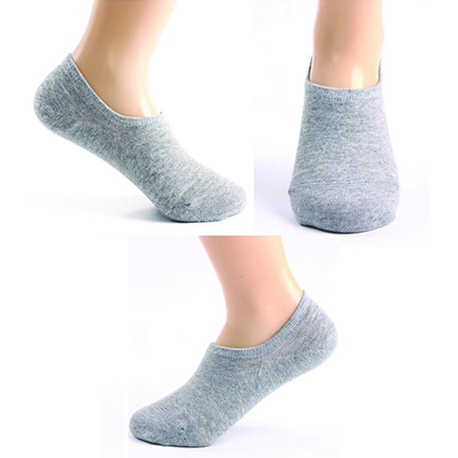4 Pairs Women's No Show Socks - Non Slip, Low Cut Invisible Liner Socks for Sneakers, Boat Shoes & Everyday Wear