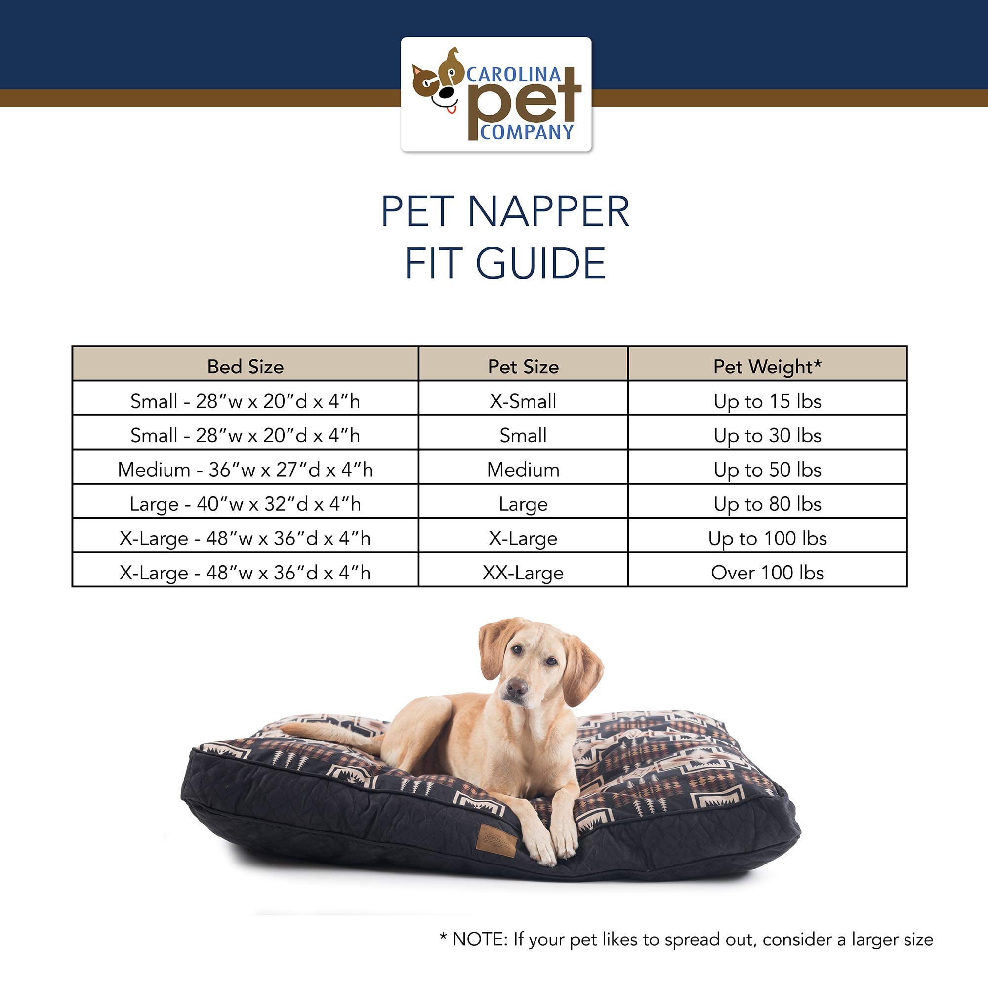 **PENDLETON Charcoal Ombre Large Pet Bed for Dogs & Cats - Cozy & Stylish Dog Bed for Living Room, Bedroom, or Office**