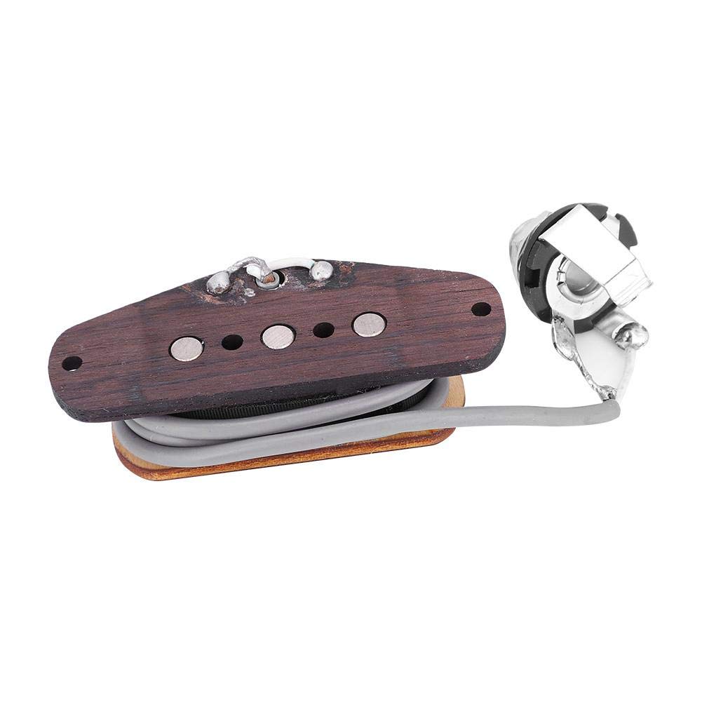 3 String Cigar Box Guitar Pickup - Pre-Wired with Input Jack for Easy Replacement & Repair | Perfect for DIY Cigar Box Guitar Builds & Upgrades