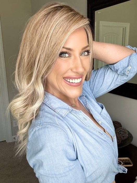 Diva Synthetic Lace Front Wig with Mono Part - Natural Looking Human Hair Wig for Women | Perfect for Cosplay, Daily Wear & Special Occasions
