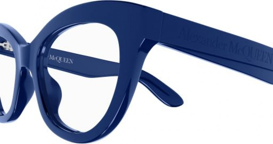 Alexander McQueen AM0395O Eyeglasses - Stylish Designer Frames for Men & Women | UV Protection & Lightweight Comfort | Perfect for Work, Travel & Everyday Wear