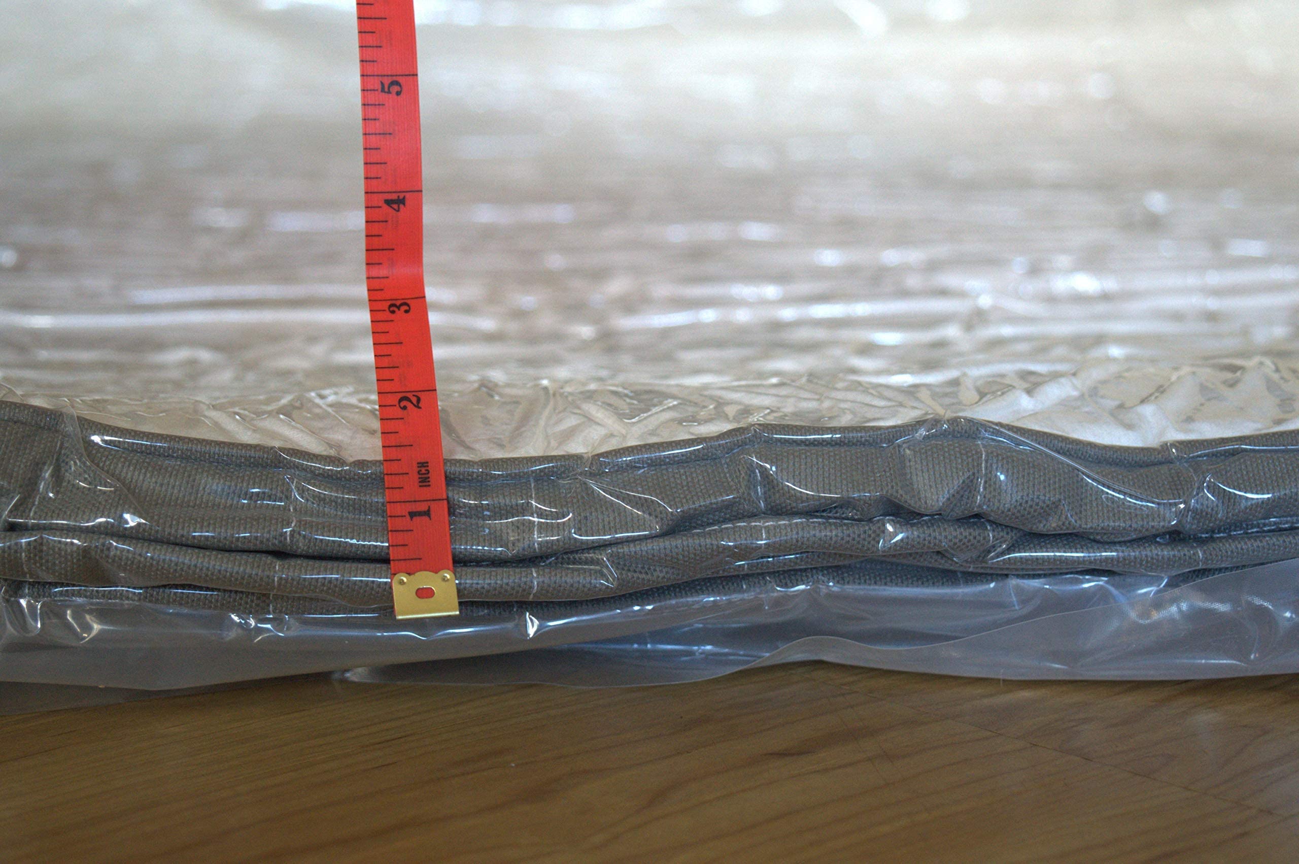 Queen/Full/XL Mattress Vacuum Storage Bag - Compress Mattress to 1/8 Size for Moving | Heavy Duty Double Zipper & Leakproof Valve | Space Saving Storage Solution for Home, Dorm, or Travel