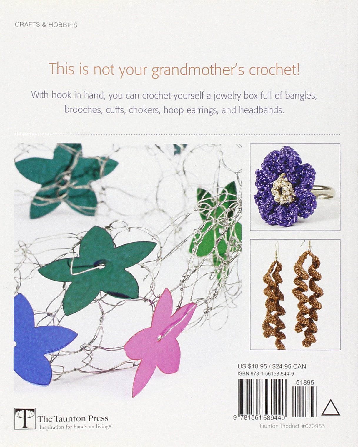 Handmade Crochet Jewelry: 35 Unique DIY Jewelry Patterns for Necklaces, Bracelets & Earrings - Perfect for Boho Fashion, Gifts & Craft Lovers