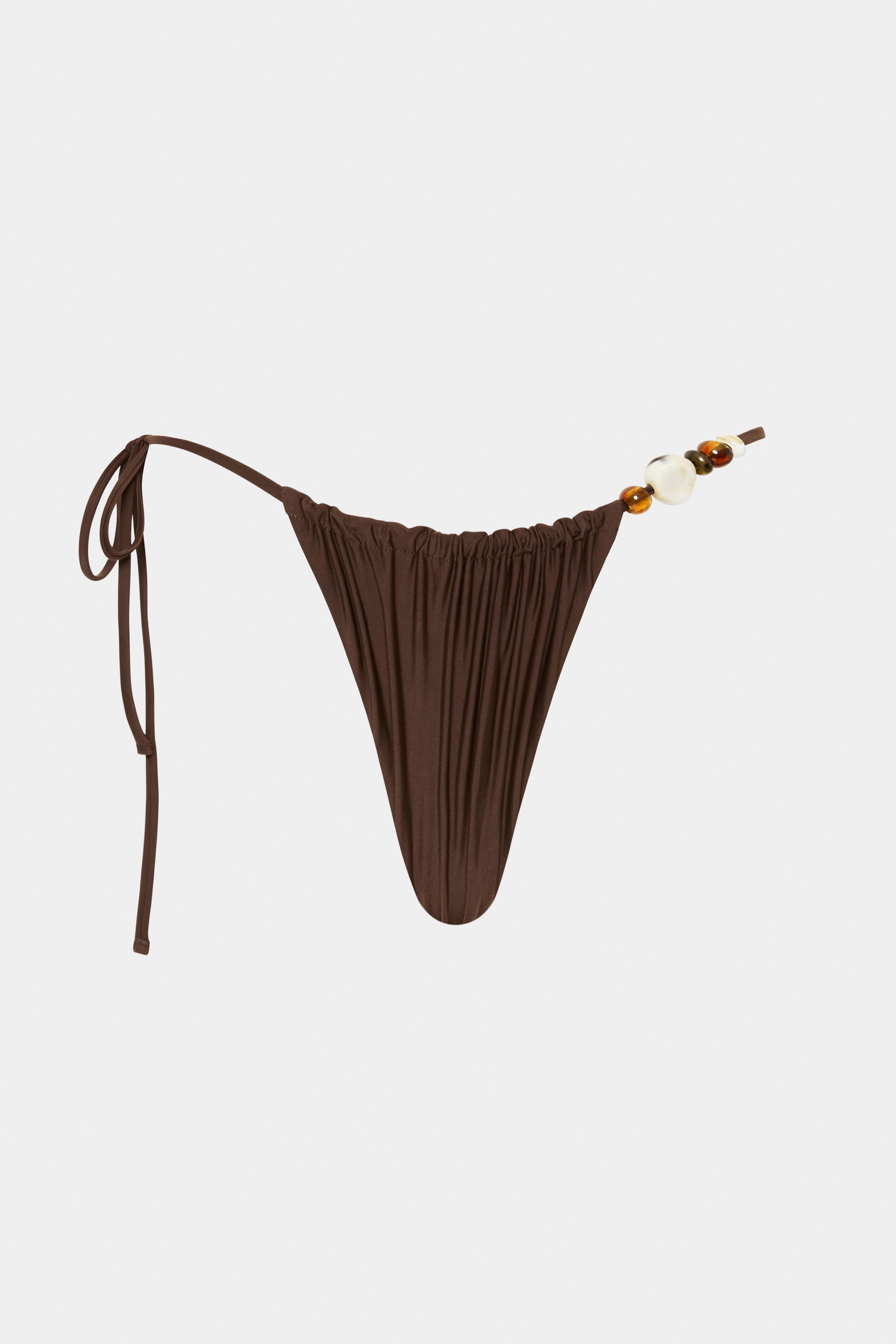 Jeanne Beaded String Brief - Elegant Lace Underwear for Women, Comfortable and Sexy Panties for Daily Wear or Special Occasions