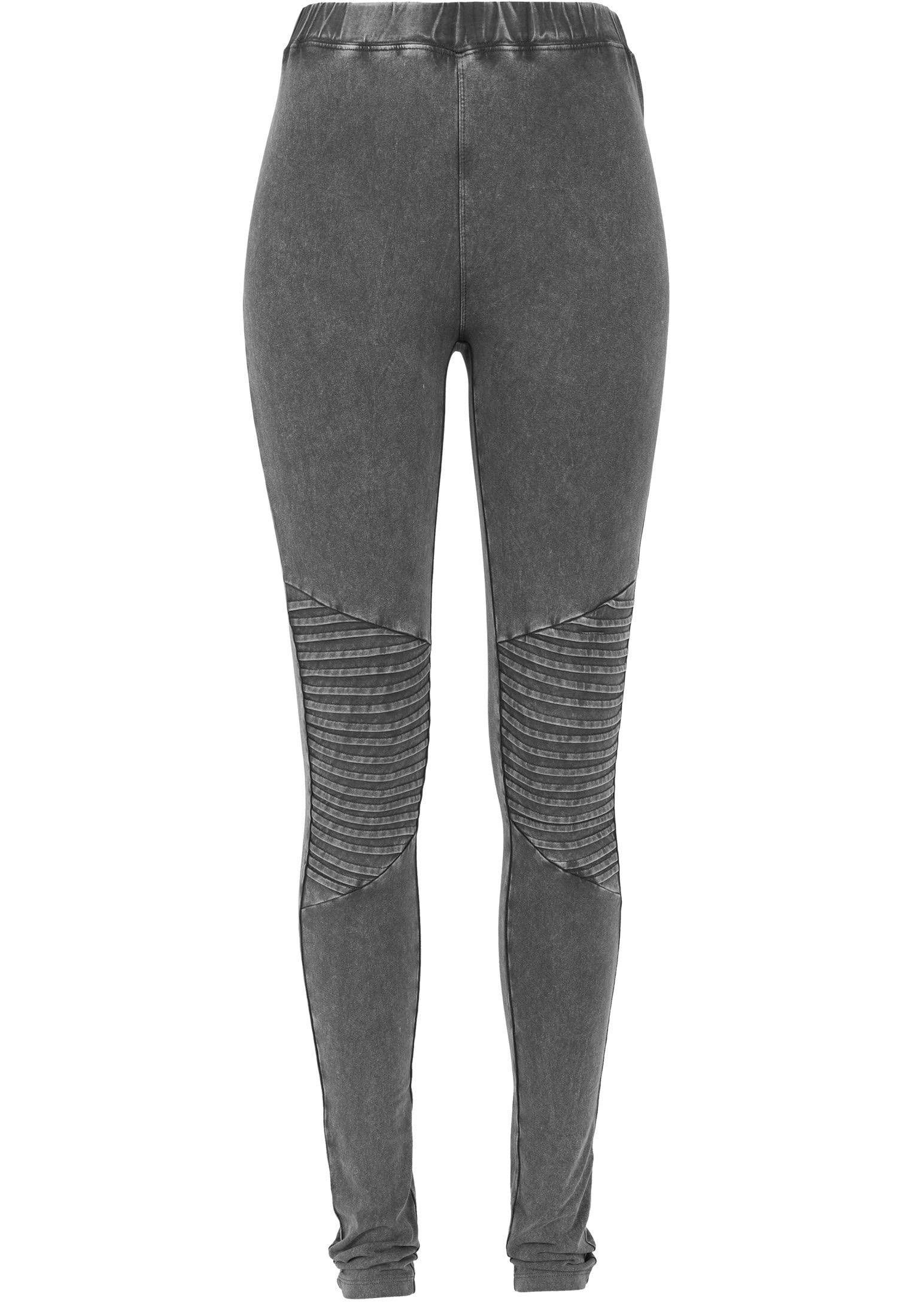 URBAN CLASSICS Women's Denim Jersey Yoga Leggings - High Waist Stretchy Soft Casual Fitness Pants for Workout & Lounge (XS-5XL) | Perfect for Yoga, Gym, Running & Everyday Wear