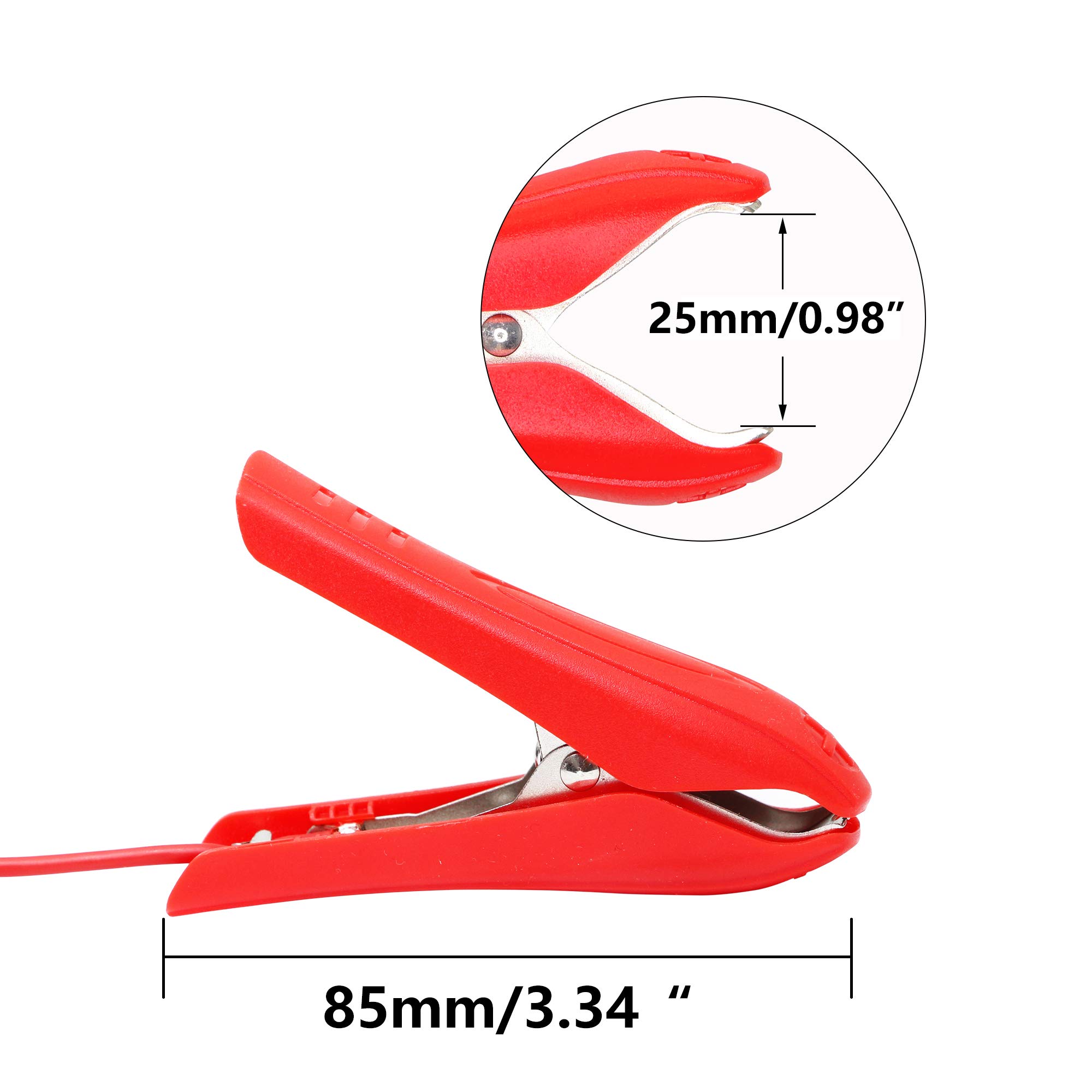 SinLoon Alligator Clip to DC Battery Jumper Cable - 12V/24V Booster Cable with Battery Clamps for Car, Boat, RV, Air Pump & Fridge - 1M Heavy Duty Power Transfer Wire (Perfect for Emergency Jump Starts & Powering Outdoor Equipment)