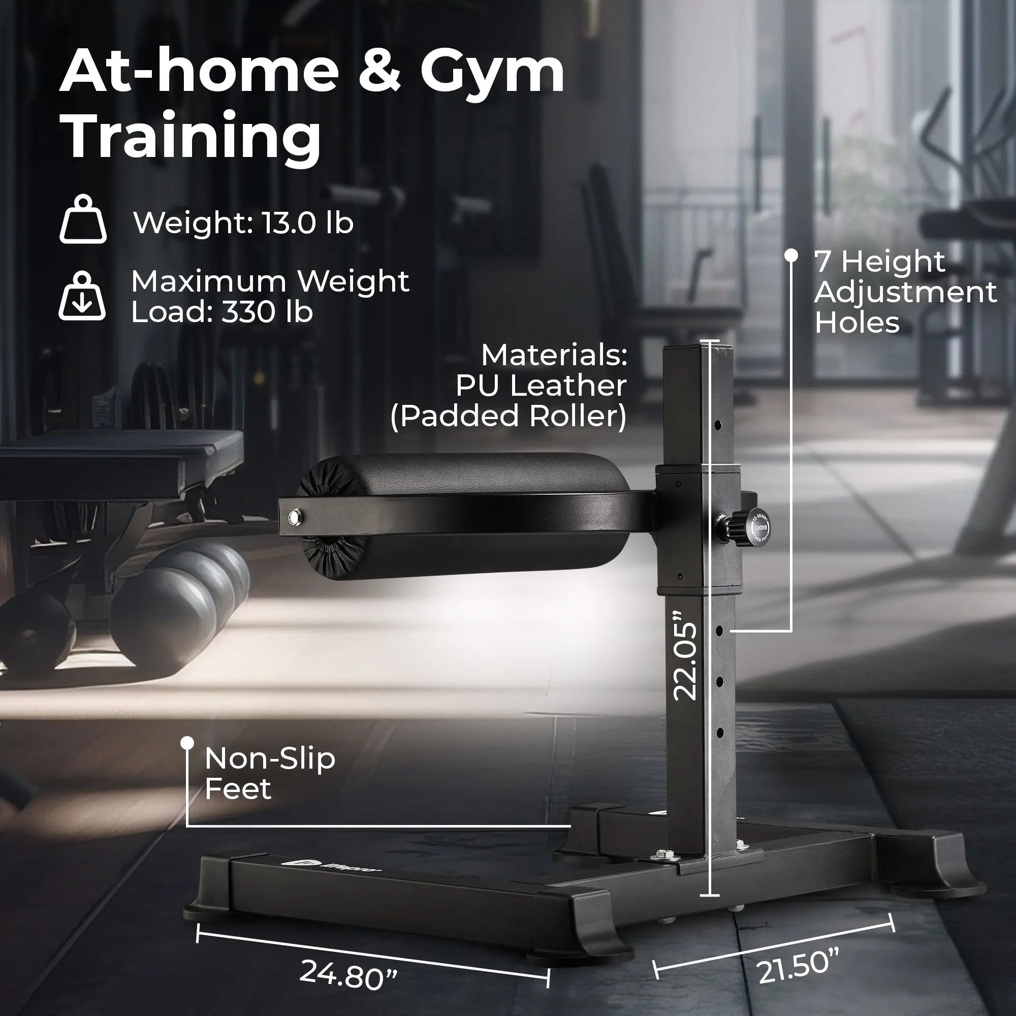 IntensiFlex™ Bulgarian Split Squat Machine - Adjustable Home Gym Equipment for Leg & Glute Workouts | Perfect for Strength Training, Fitness Enthusiasts & Home Workouts
