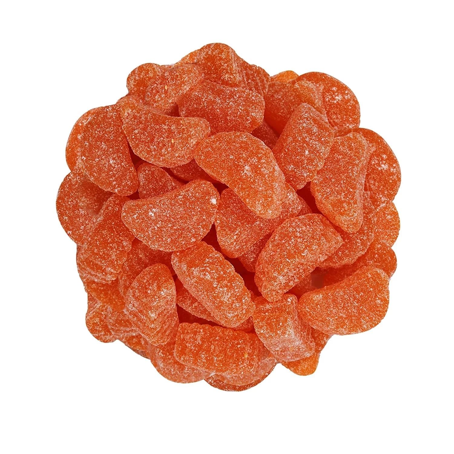 FirstChoiceCandy Fruit Slices Jelly Wedges Candy - Orange Flavor, 5 Pound Bulk Bag | Sweet & Tangy Jelly Treats for Parties, Baking, Snacking & Gift Baskets
