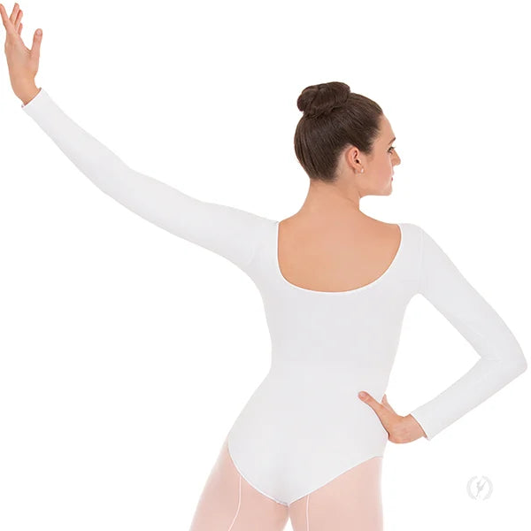 Eurotard Adult Microfiber Long Sleeve Leotard - Ballet, Dance, Gymnastics & Yoga Performance Wear for Women
