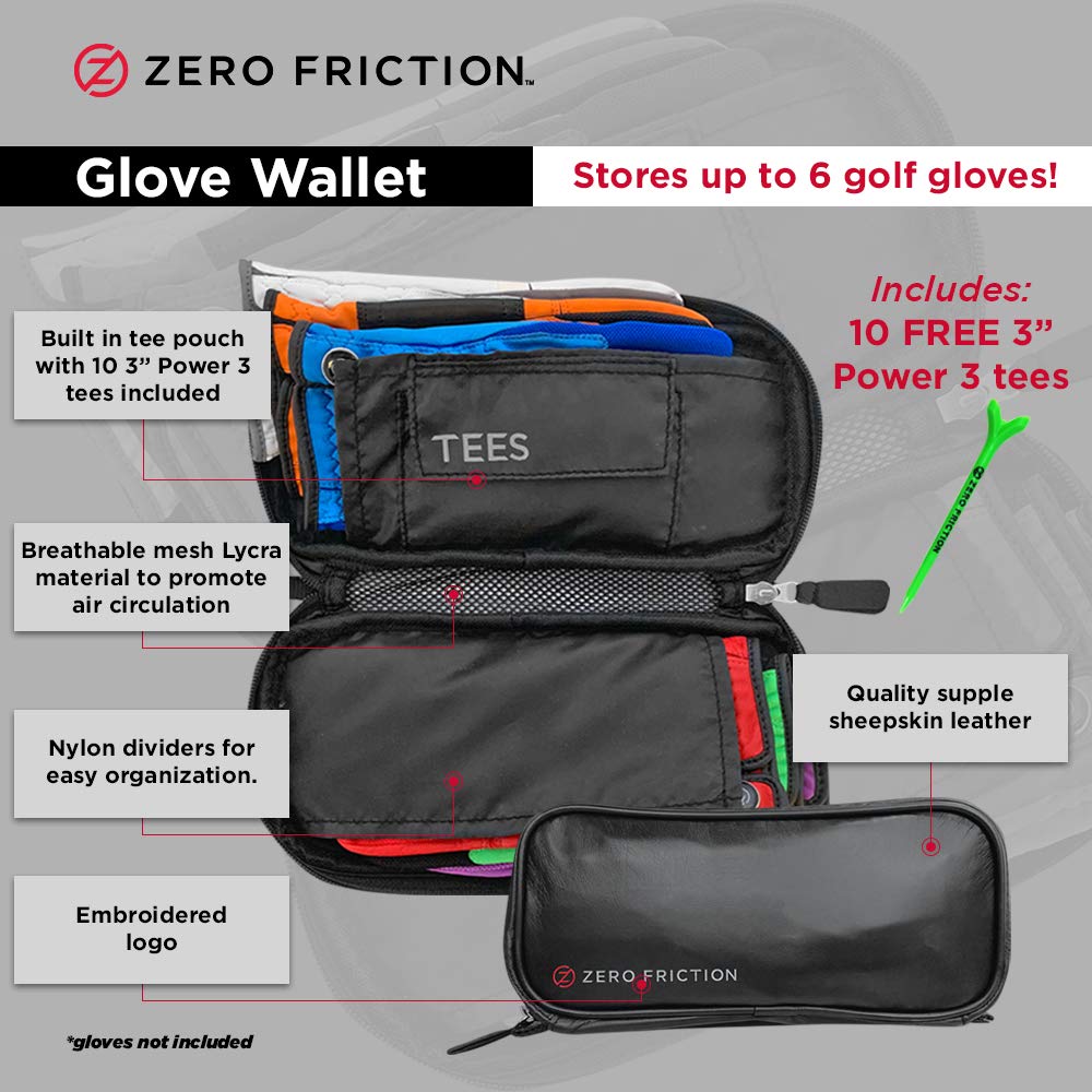Premium Zero Friction Golf Accessories Set - Includes Golf Gloves, Matte Finish Balls, Athletic Backpack, Performance Tees & Towel | Perfect for Practice, Tournaments & Golf Course Use