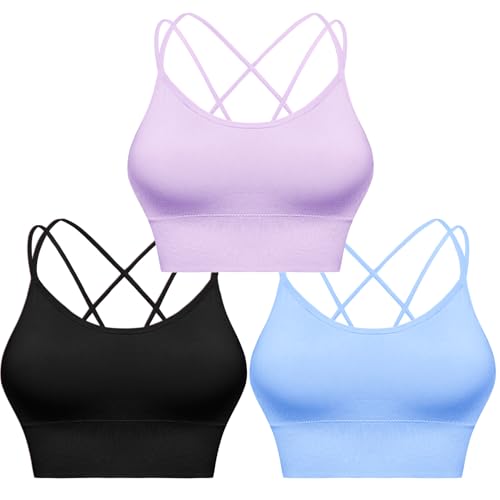 3 Pack-black+lavender+light Blue
