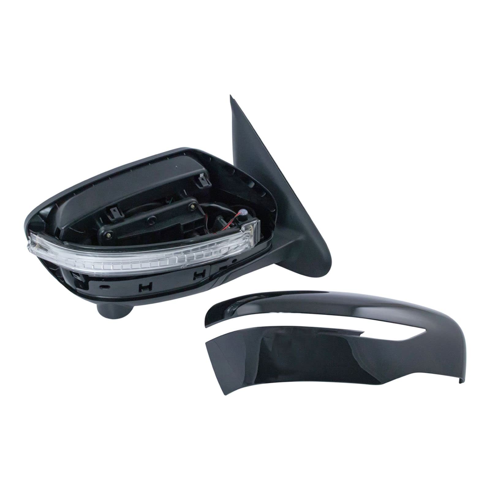 Power Heated Turn Signal Side Mirror Pair with Camera - Paint to Match for Nissan Juke | Enhanced Safety & Style for Night Driving & Parking