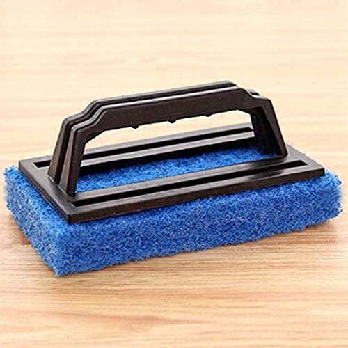 Multipurpose Tile Scrubber Brush with Handle - Heavy Duty Grout Cleaner for Bathroom, Kitchen & Shower - Pack of 1 (Ideal for Ceramic, Porcelain & Stone Tiles)