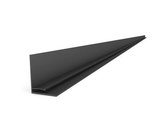 8' PVC L Trim Pack - Durable Plastic Edge Molding for DIY Home Improvement Projects - Perfect for Wall Corners, Countertops, and Cabinet Edges