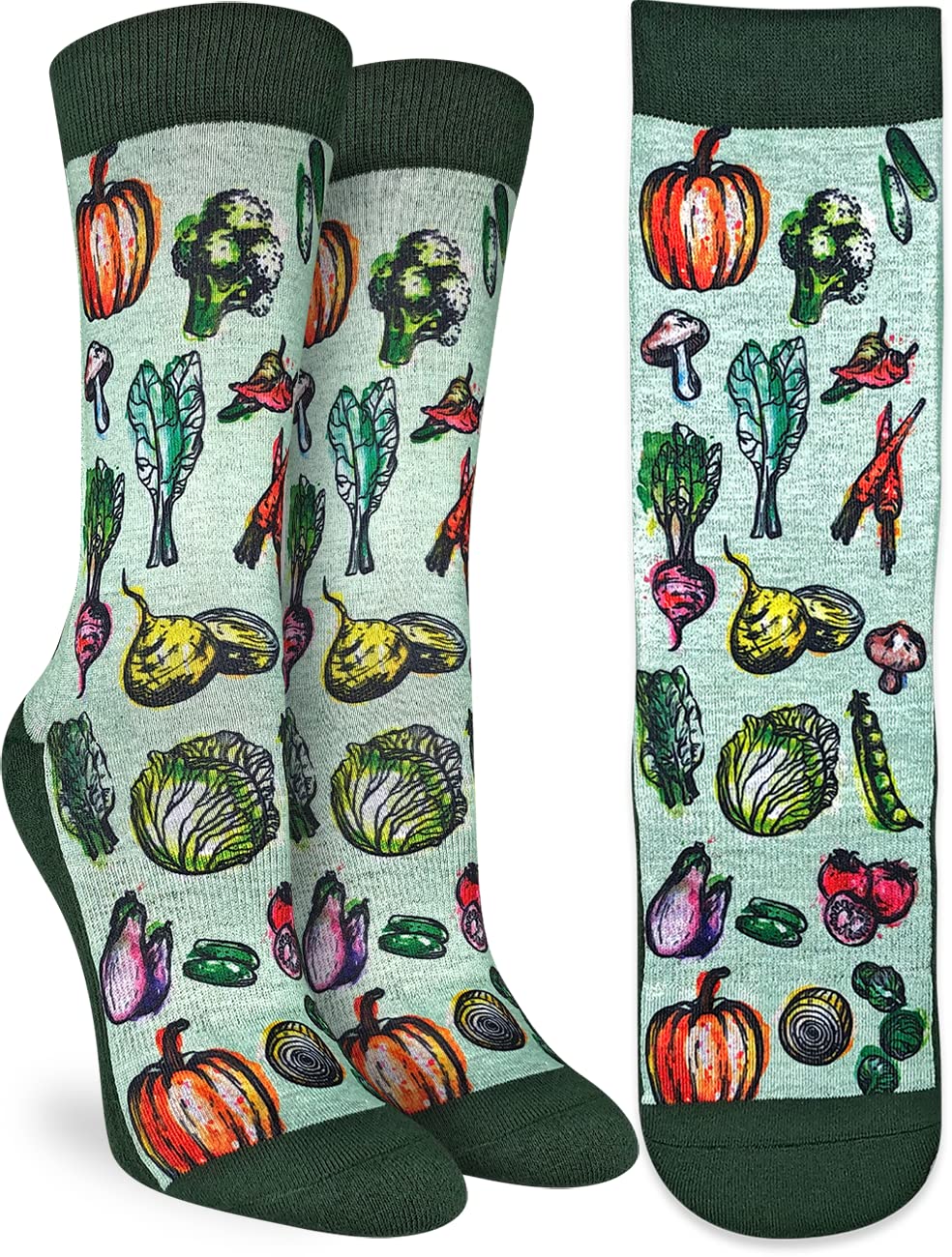 Good Luck Sock Women's Animal Print Crew Socks - Fun Novelty Casual Socks for Women - Perfect for Gifts, Everyday Wear & Themed Outfits