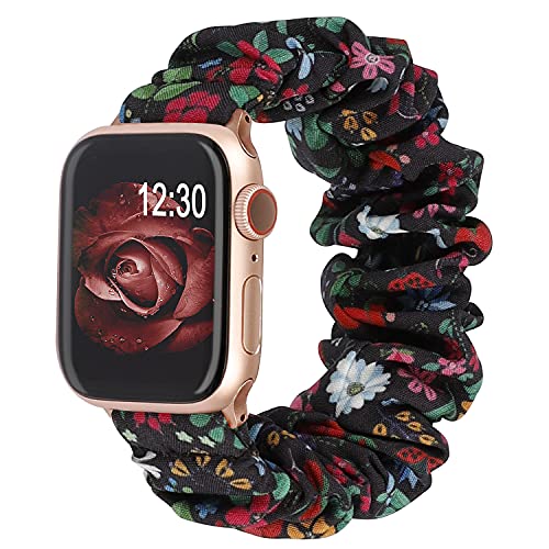 Black Colorful Floral