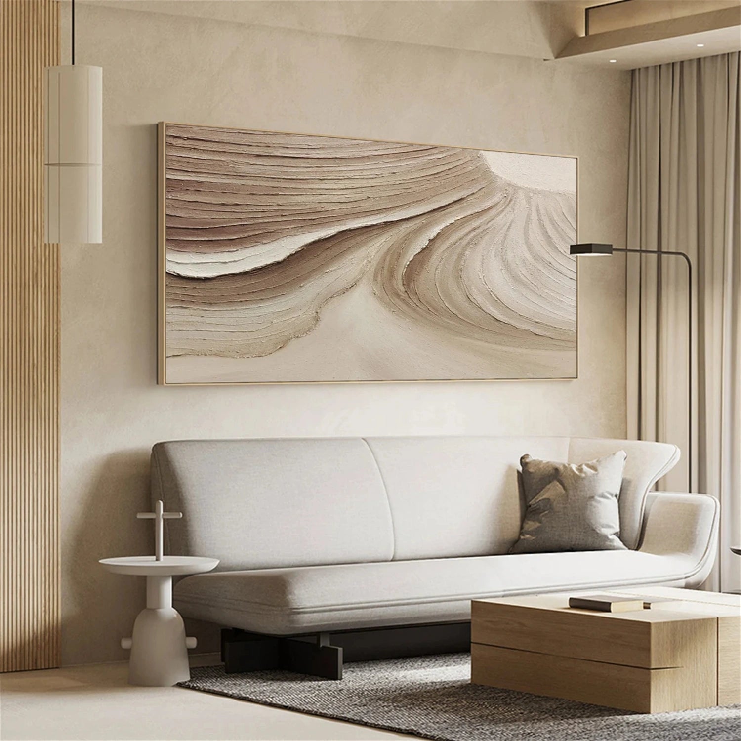 Abstract Painting #AB 276 - Modern Wall Art for Living Room, Bedroom & Office Decor - Handmade Canvas Artwork