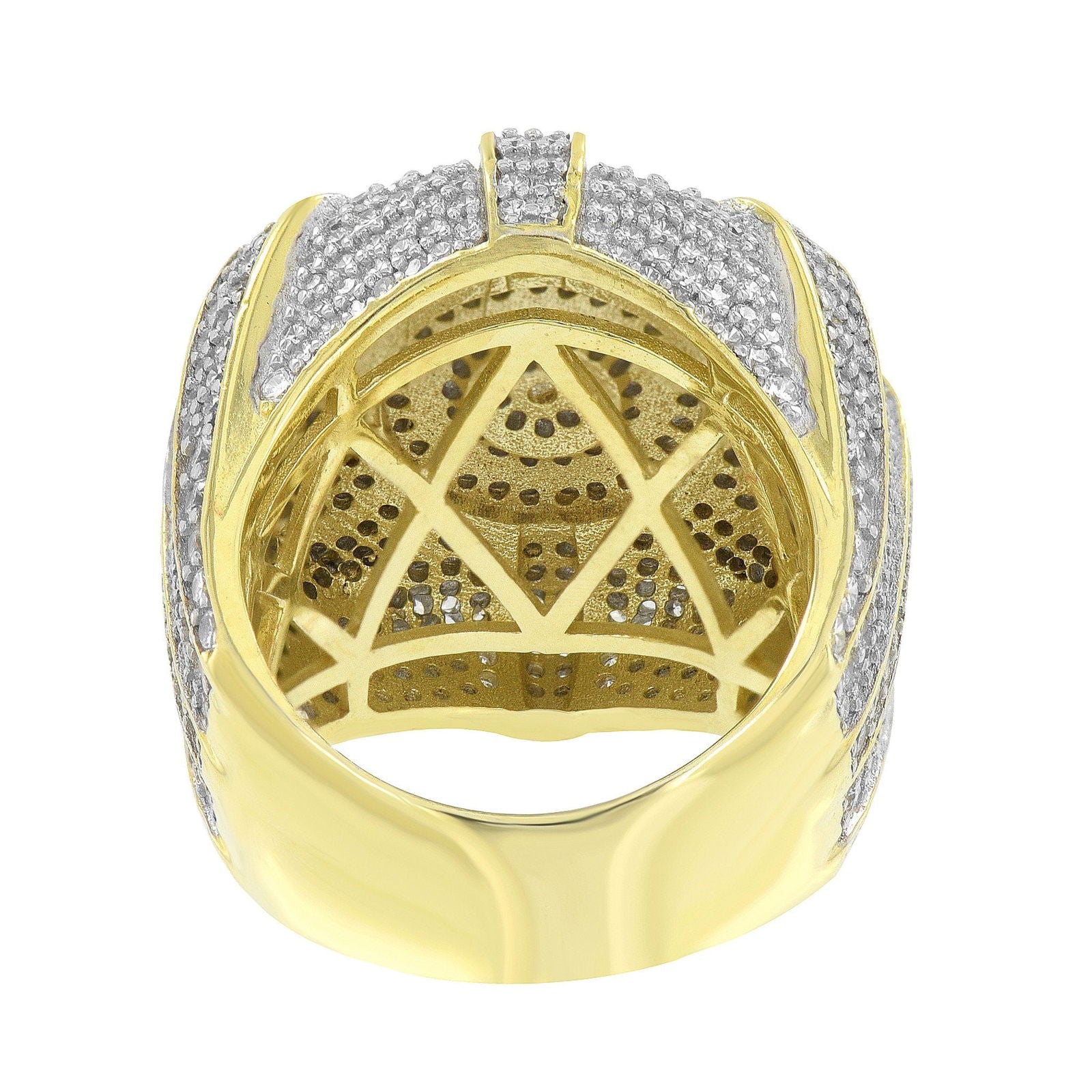 Men's Gold Plated Sterling Silver Ring - Custom Designer Jewelry for Gifts, Weddings & Special Occasions