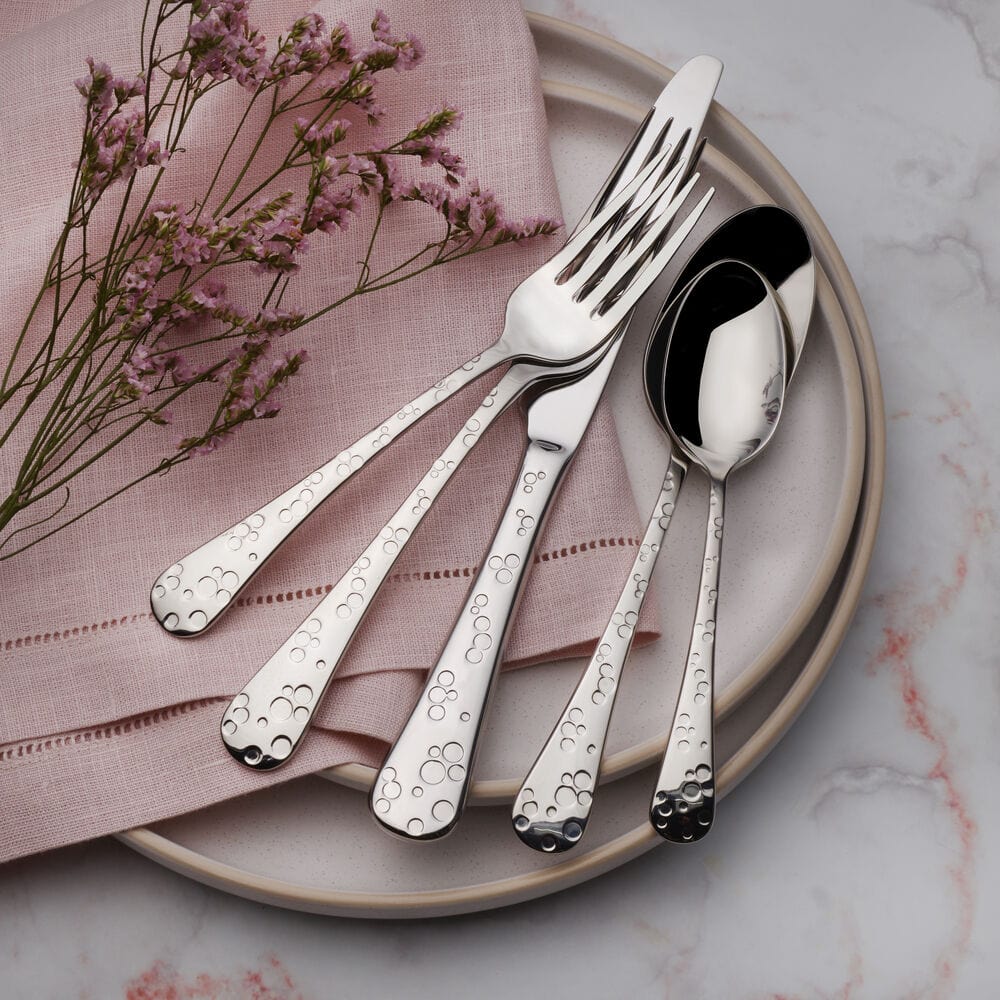 Premium Naya 20-Piece Stainless Steel Flatware Set - Service for 4 - Elegant Silverware for Dining, Kitchen & Entertaining - Dishwasher Safe Cutlery Set for Everyday Use & Special Occasions