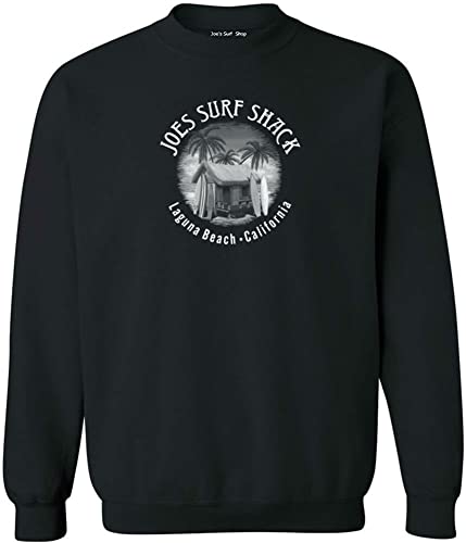 Black 50/50 Cotton/Poly Crewneck Sweatshirt