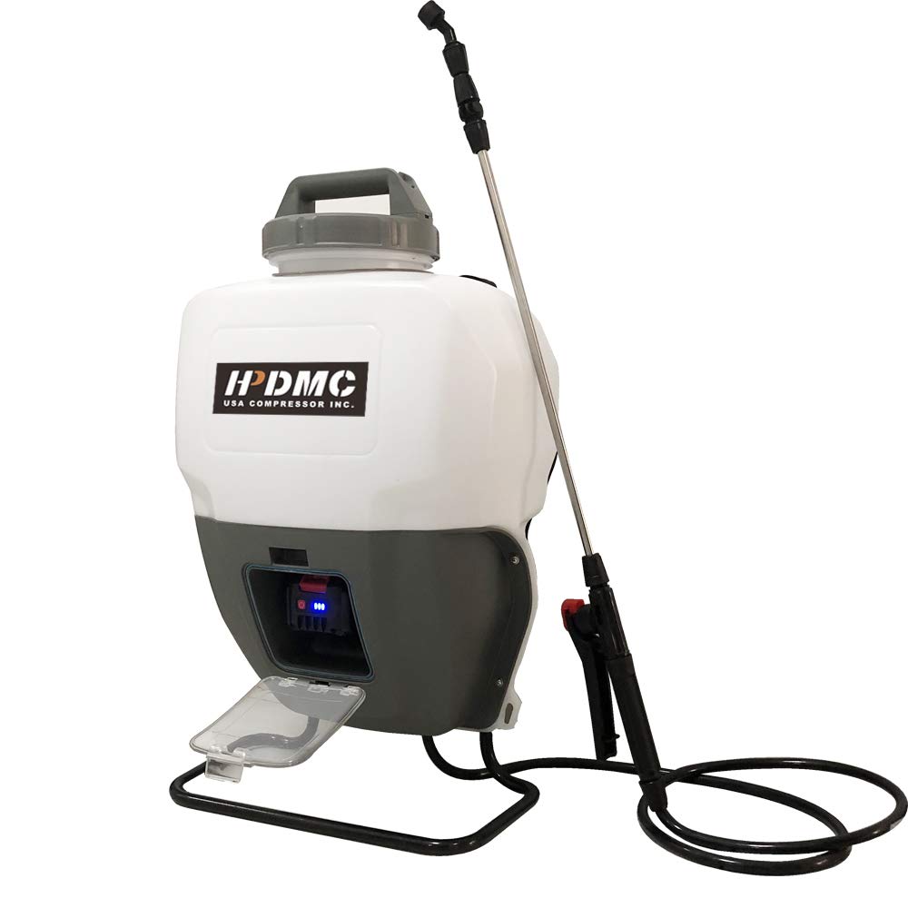 4 Gallon Battery Powered Backpack Sprayer - Electric Pump Garden Sprayer with 21V Rechargeable Battery, Multiple Nozzles & Charger Included - Ideal for Lawn Care, Weed Control, Pest Spraying & Agricultural Applications