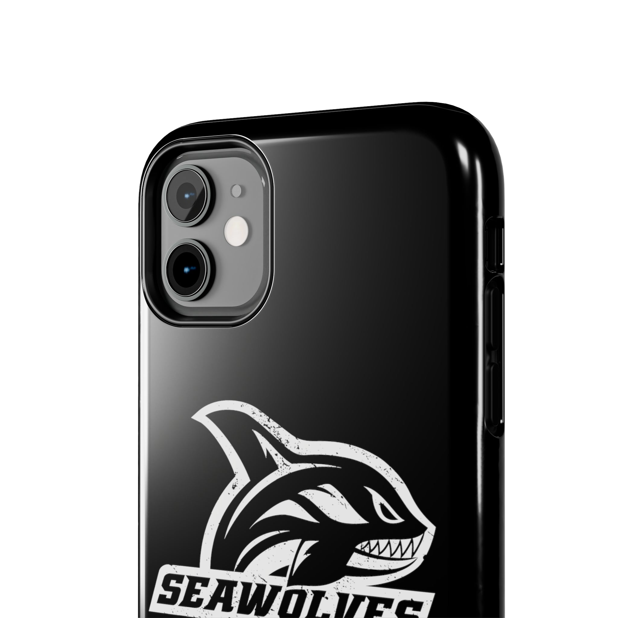 Seawolves Black Rugged Phone Case - Durable & Shockproof Protection for iPhone & Android - Perfect for Outdoor, Sports & Daily Use