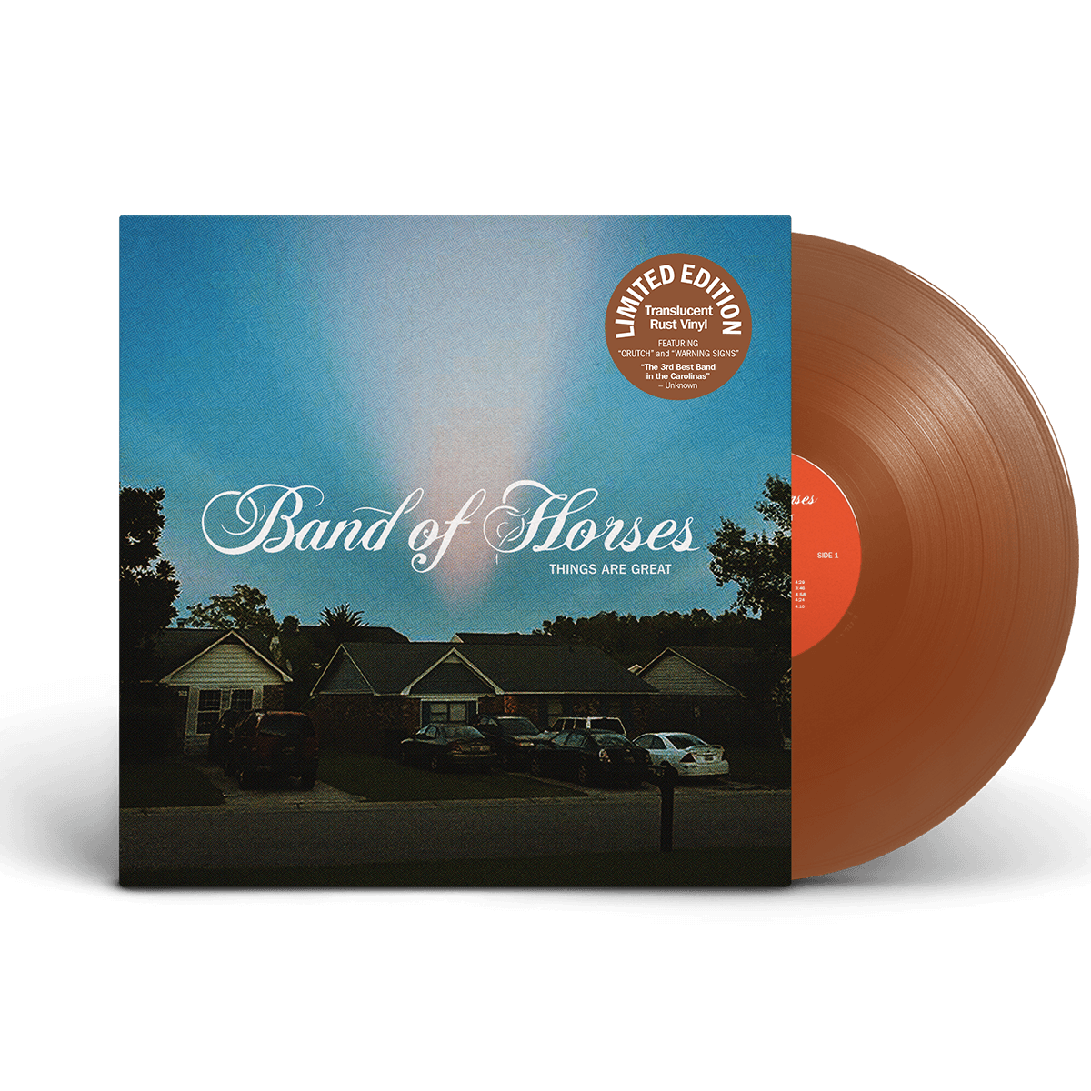 Band Of Horses - Things Are Great (Indie Exclusive Translucent Rust Vinyl LP) | Limited Edition Vinyl Record for Music Collectors & Audiophiles - Perfect for Home Listening, Gifts & Vinyl Collections