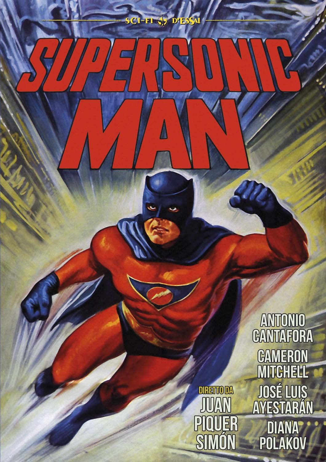 Supersonic Man DVD - Action Sci-Fi Movie for Home Entertainment & Movie Nights