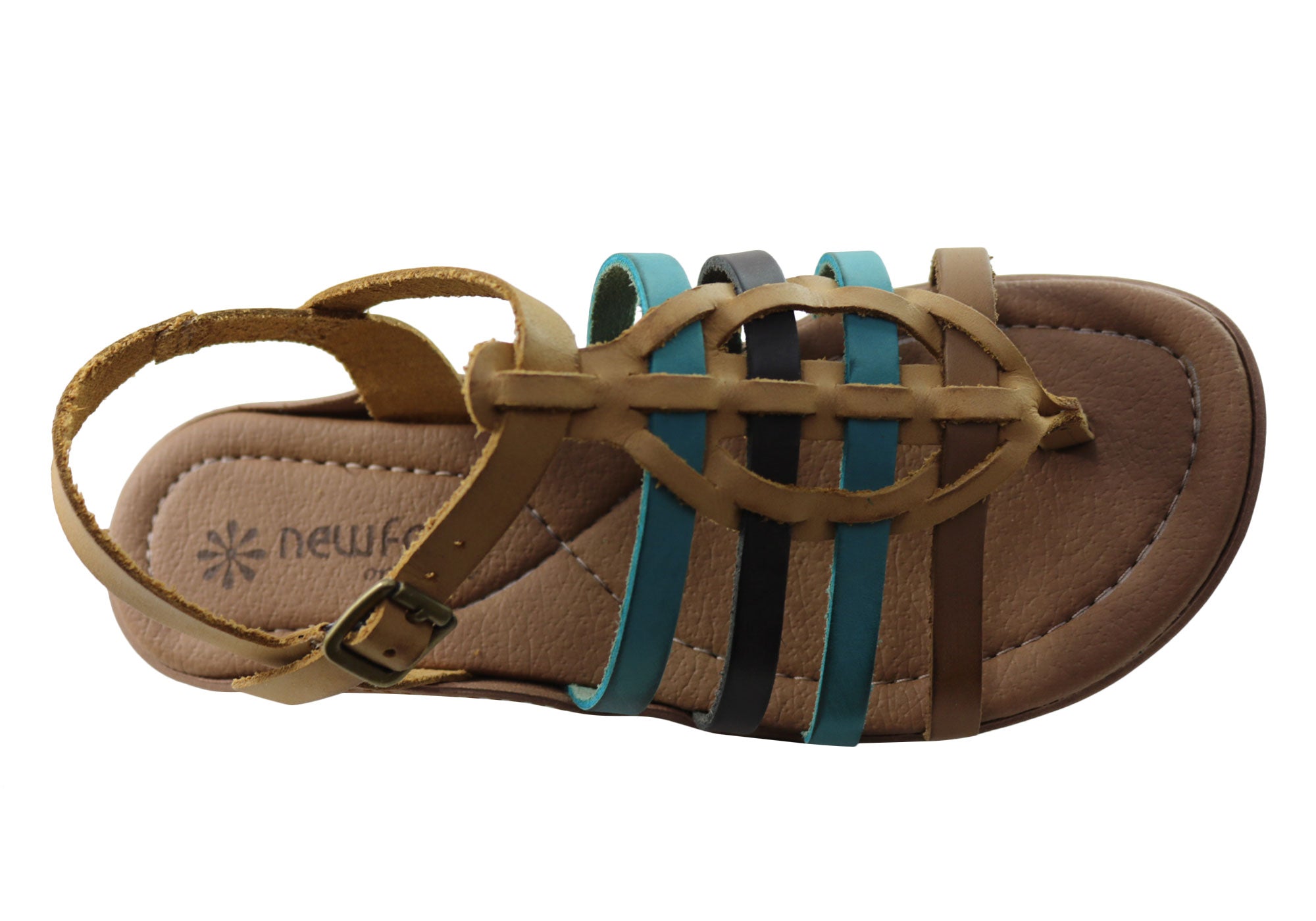 New Women's Comfortable Leather Sandals - Handmade in Brazil - Perfect for Summer, Beach, and Casual Outings