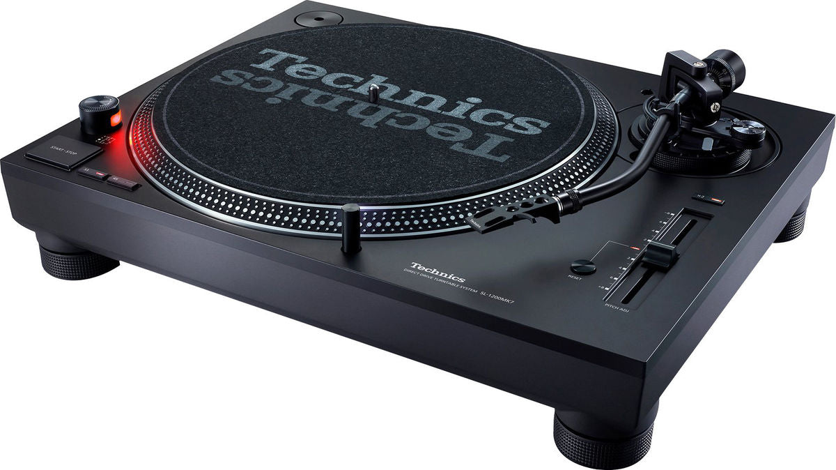 Technics SL-1210 MK7 Professional Direct-Drive Turntable for DJs & Vinyl Enthusiasts - Perfect for Home Studios, Clubs & Music Production
