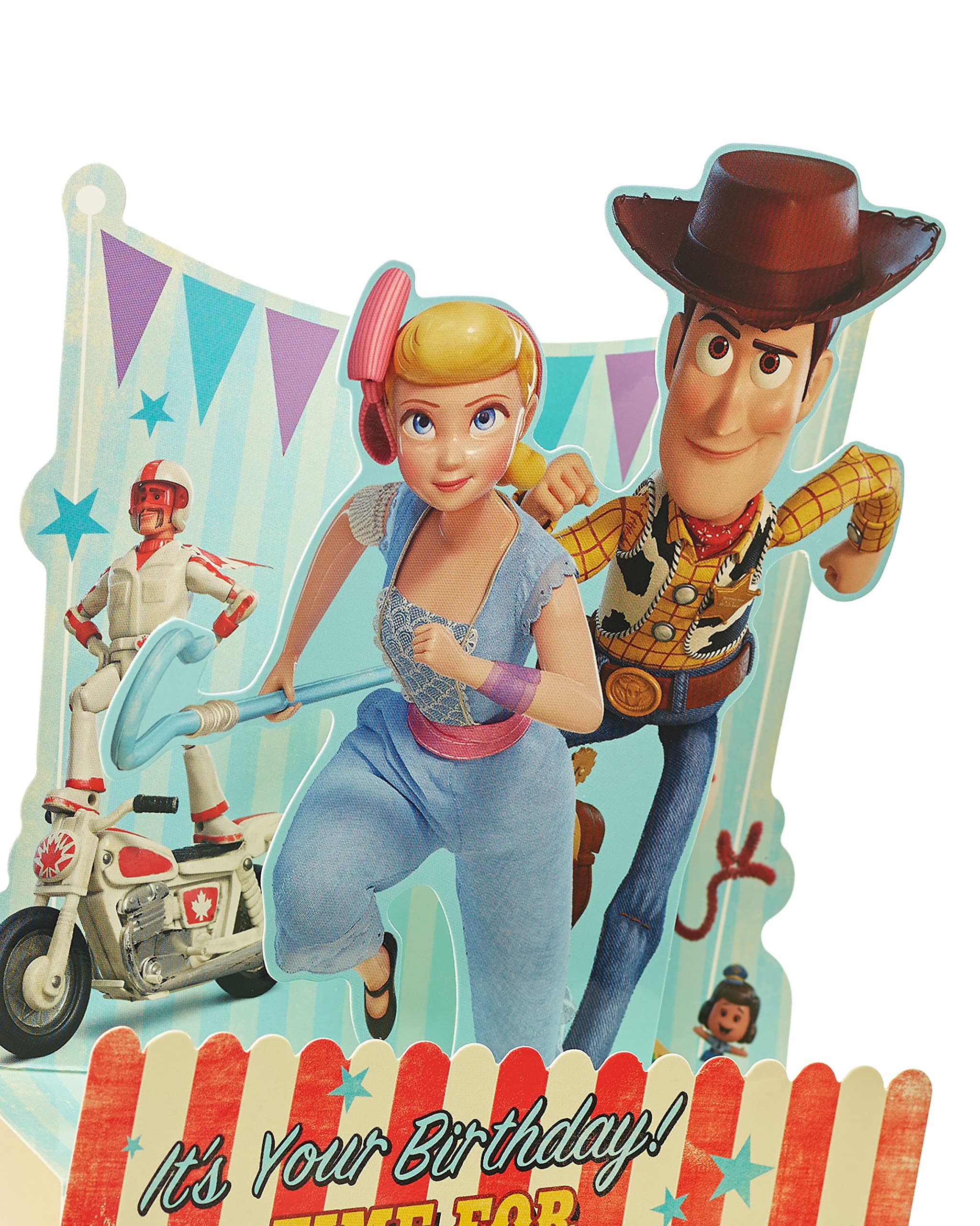 Disney Toy Story 4 Pop-Up Birthday Card for Kids - Woody Themed Greeting Card for Boys & Girls - Perfect Gift for Children's Birthday Parties & Celebrations