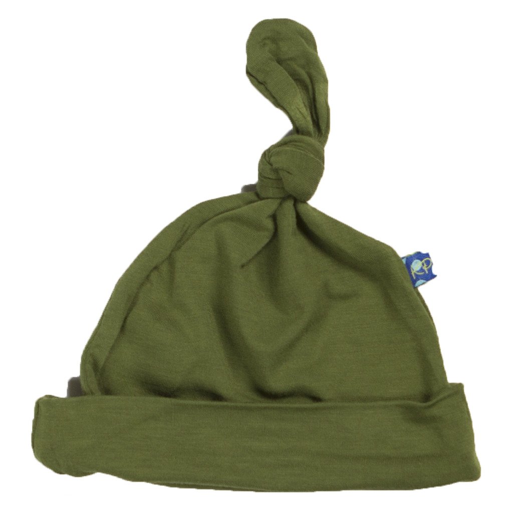 KicKee Pants Baby Boys Girls Cotton Single Knot Hats - Soft Newborn Infant Headwear for Photoshoot, Hospital, and Outdoor Protection
