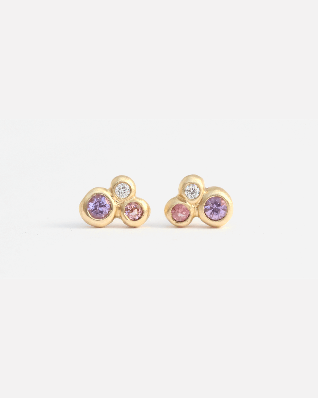 16mm Bubble Stud Earrings for Women - Hypoallergenic Stainless Steel Trendy Fashion Jewelry - Perfect for Parties, Weddings & Everyday Wear